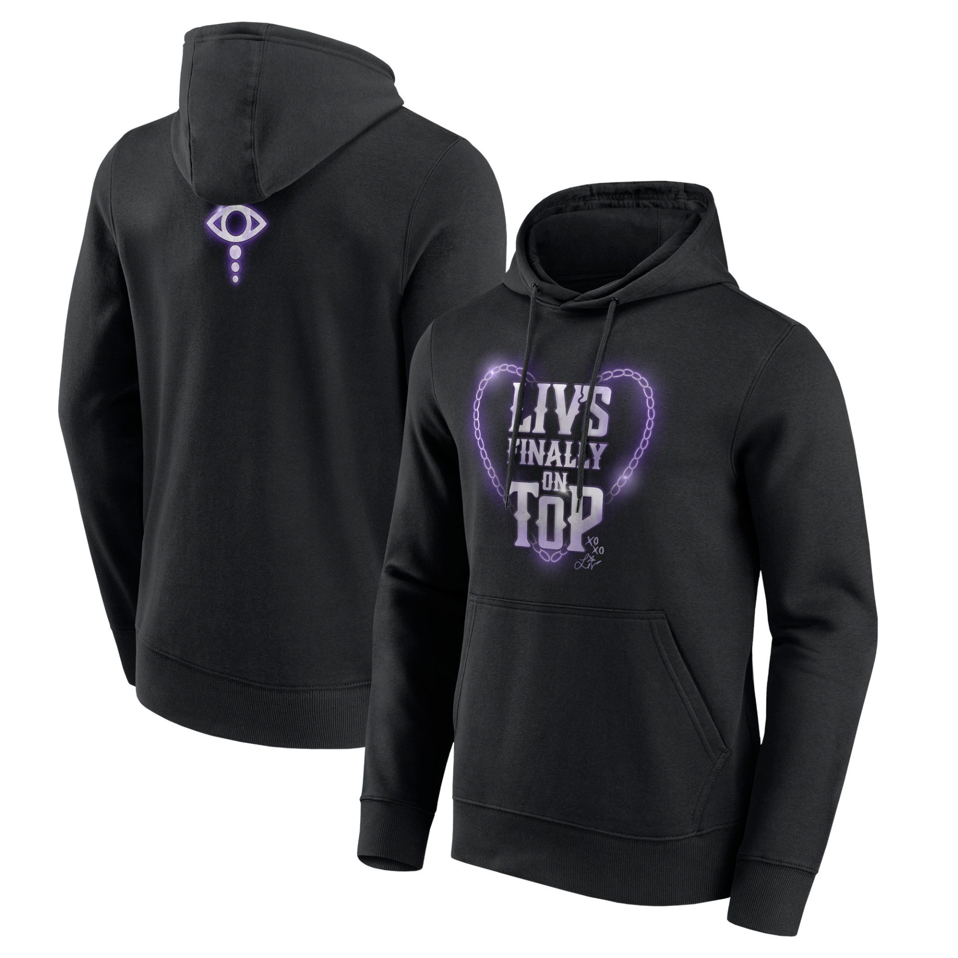 WWE Liv Morgan Liv's Finally On Top Hoodie - Black - Mens